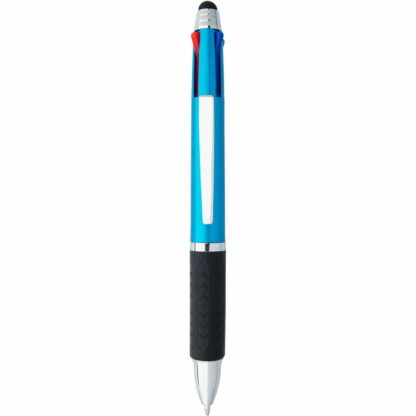 金屬藍 4 合 1 觸控筆