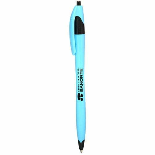 Giveaway Accent Click Action 禮品筆 - 59 廣告筆 有 9 種很棒的物品顏色可供選擇您的設計絲網印刷通過按鈕打開和關閉1 個地點 1 種顏色的免費裝飾MPN#ABP324在鋼筆商品尺寸:5.75 英寸高 x 0.65 英寸寬材質:塑膠(其他)最大印刷Logo尺寸 0.75" H x 1.75" W 絲網印刷 客製 - 59 廣告筆 藍色口音點擊操作筆