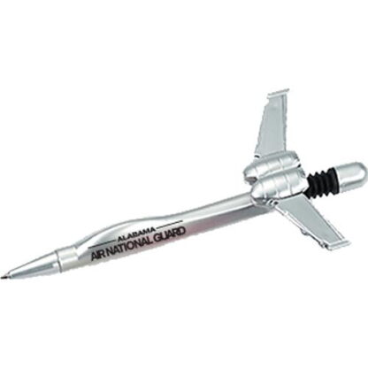 可折疊機翼金屬銀色飛機筆