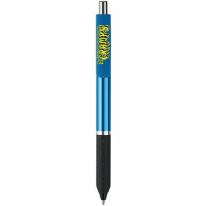 Process Blue / Black Alamo Shine Pen with XL Clip