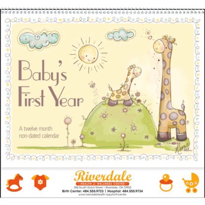 查看項目嬰兒的第一年預約日曆