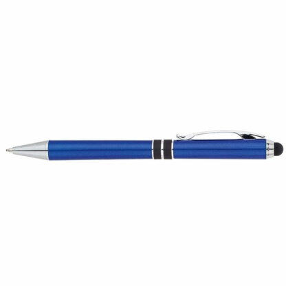 帶電容筆的藍色圓珠筆