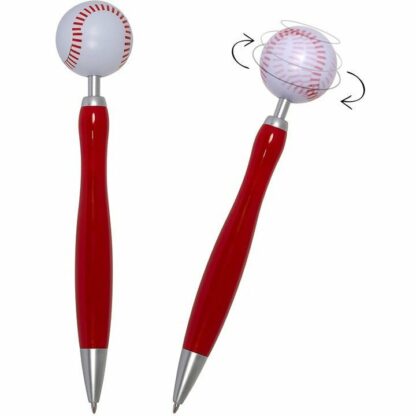 紅/白棒球微調器圓珠筆
