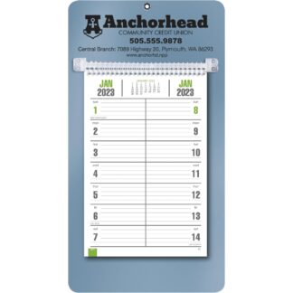 金屬藍雙周備忘日曆