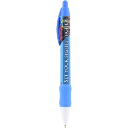 藍色寬體彩色握筆