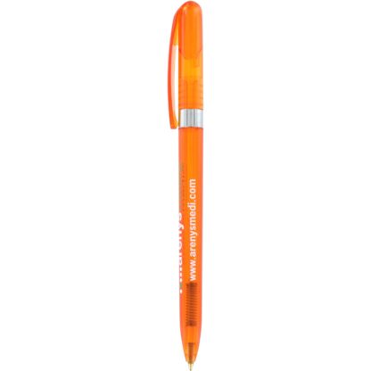 橙色 Pivo 透明鉻筆