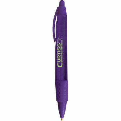 紫色 Tri Stic 寬體透明握筆