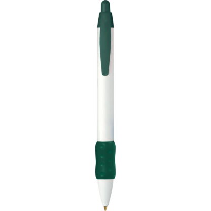 白色/森林綠色寬體彩色握筆