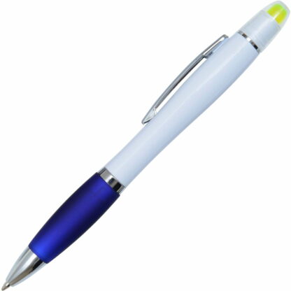 藍色/白色布魯克凝膠蠟熒光筆組合筆