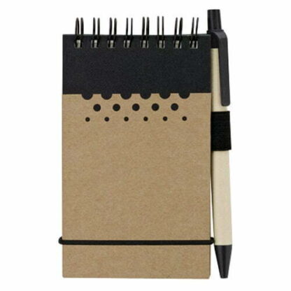 棕褐色/黑色 Chou 迷你筆記本和筆