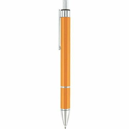 橙色色塊圓珠筆