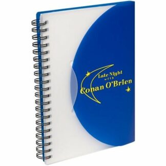 半透明藍色折合筆記本