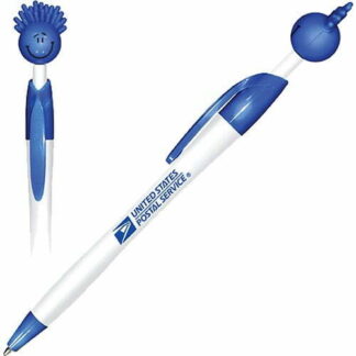 白色/藍色有趣的傢伙筆