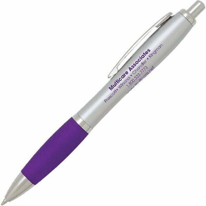 銀色/紫色融合選擇點擊筆