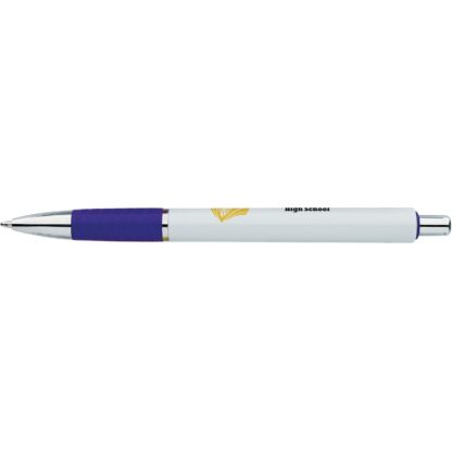 白色/紫色紀念品圖像握筆