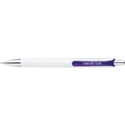 白色/紫色紀念品圖像筆
