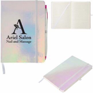 粉色虹膜虹彩筆記本