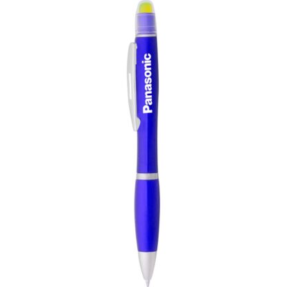 藍色馬拉松凝膠熒光筆和筆