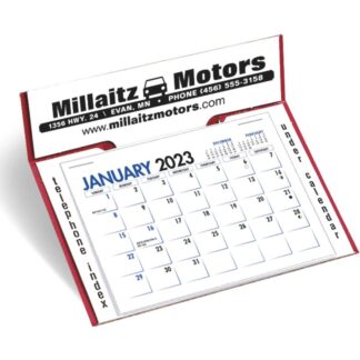 白色/紅色備忘錄台歷