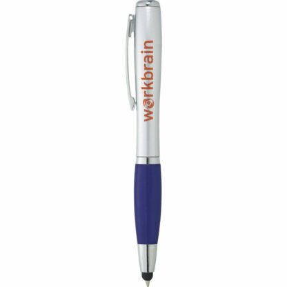 銀色/藍色 Nash Pen-Stylus and Light