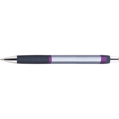 銀色/紫色歐塞奇銀金屬筆