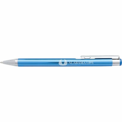 藍色小巧金屬筆