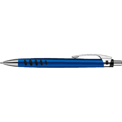 金屬藍色平面金屬筆