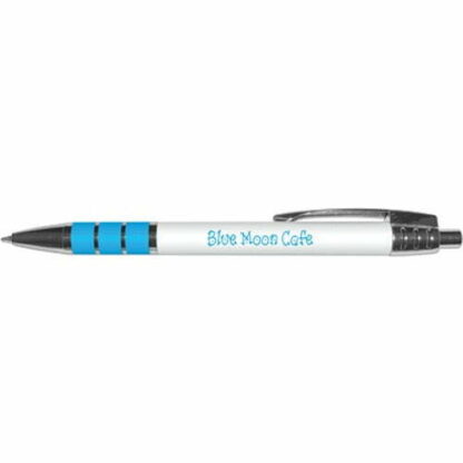 淺藍色/白色 Polo 伸縮圓珠筆
