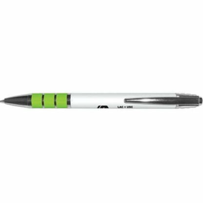 淺綠色/白色 Polo 可伸縮圓珠筆