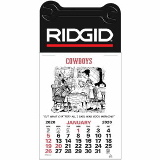 白色/黑色 Press-N-Stick 牛仔日曆墊