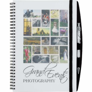 全彩色印記顯示大期刊書