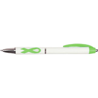 白色/石灰絲帶握筆