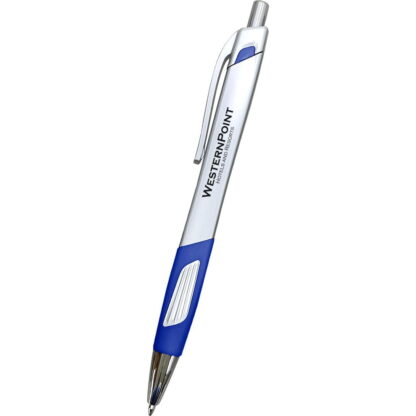 銀色 / 寶藍色 Roxboro 方形筆