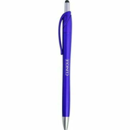 藍色緞面現代手寫筆