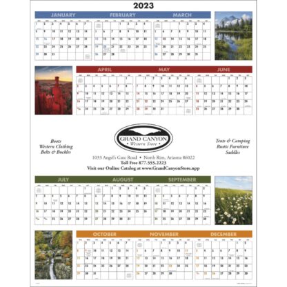 見項目風景跨年日曆