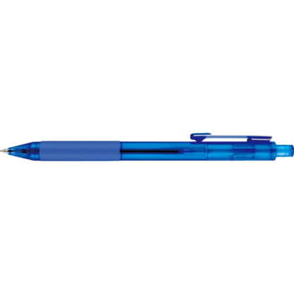 半透明藍色閃亮透明筆