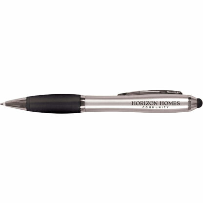 銀色/半透明黑色剪影筆和手寫筆