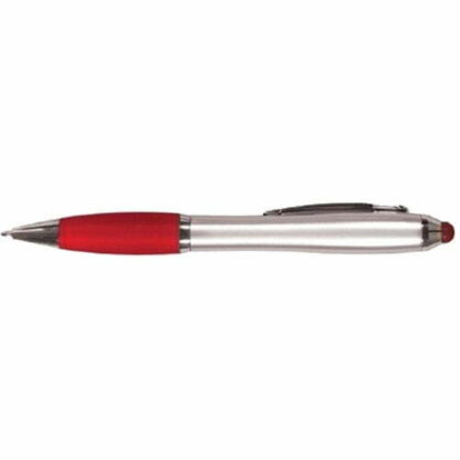 銀色/半透明紅色剪影筆和手寫筆