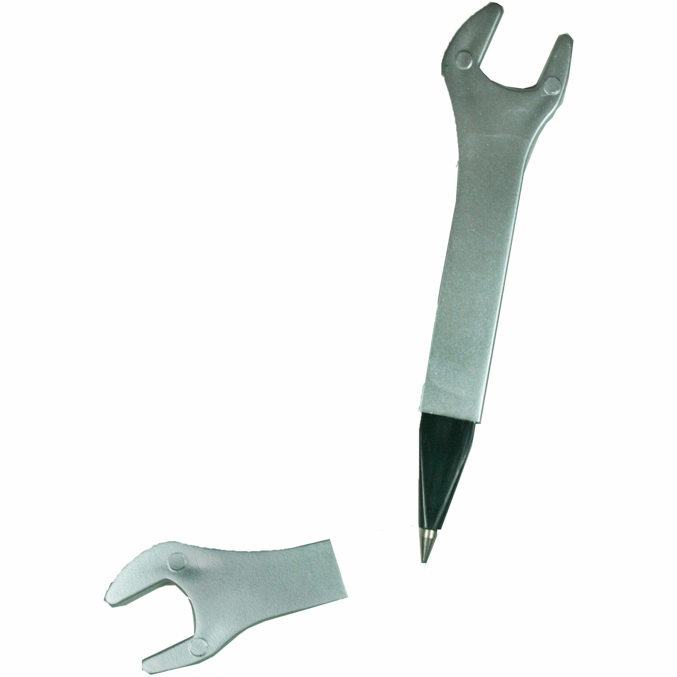 Logo印刷扳手筆 - 59 廣告筆 您的設計移印不適合 3 歲以下兒童使用的物品附帶帽子1 個地點 1 種顏色的免費裝飾MPN # 2403947在鋼筆商品尺寸:6 英寸高最大Logo印刷尺寸 0.38" H x 1.25" W 客製 - 59 廣告筆 銀扳手筆