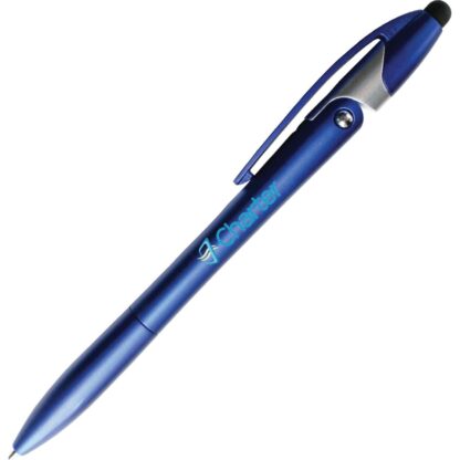 藍色時尚 3 合 1 觸控筆