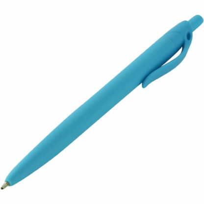 淺藍色光滑書寫塗膠筆