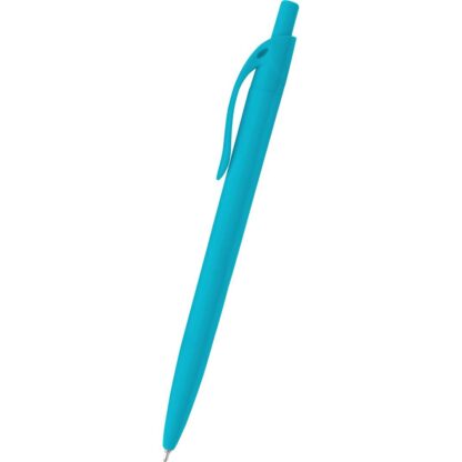 淺藍色光滑書寫塗膠筆