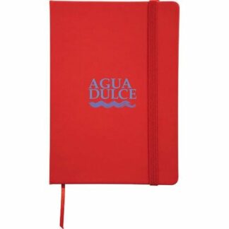 紅色按扣彈性閉合筆記本