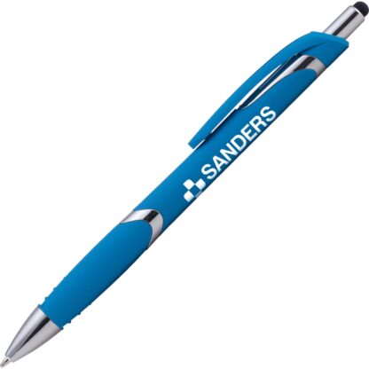 帶觸控筆的淺藍色 Solana 軟筆