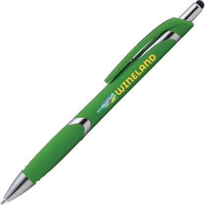 帶手寫筆的綠色 Solana 軟筆