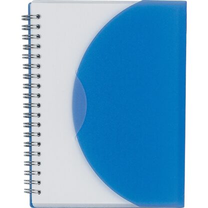藍色/磨砂螺旋筆記本
