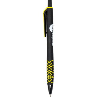 黑色/檸檬黃螺旋藻舒適夜用筆