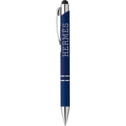 海軍藍色施坦威柔軟觸感金屬筆