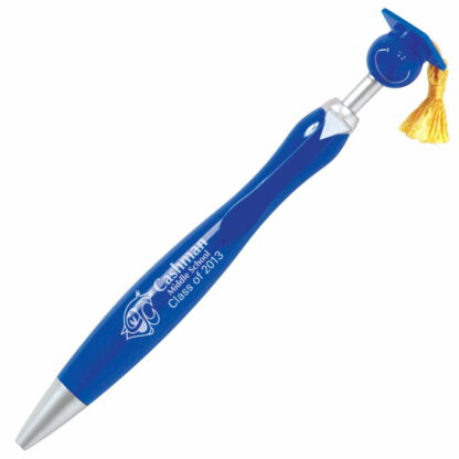 藍色時髦的畢業筆