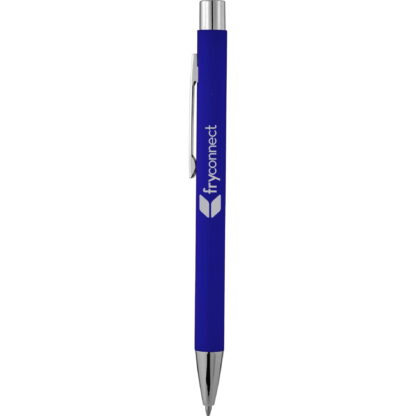 藍色 Maven 柔軟觸感金屬筆